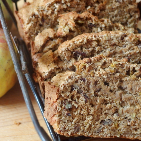 Whole Wheat Apple Harvest Cinnamon Quickbread