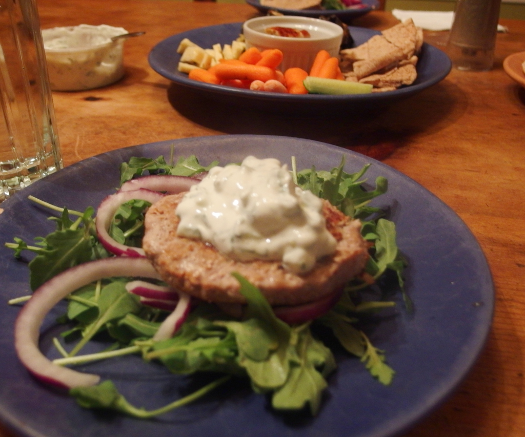 Turkey Burger Dinner