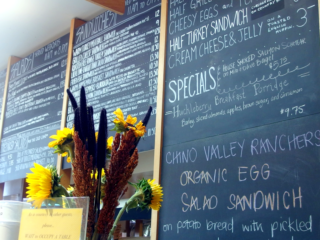 Lunch at Huckleberry Bakery + Cafe