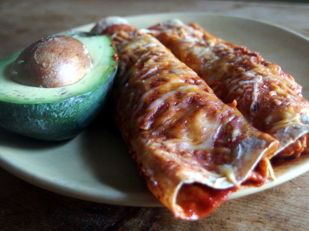 Lightened Up Chicken Enchiladas | danicaliforniacooks.com