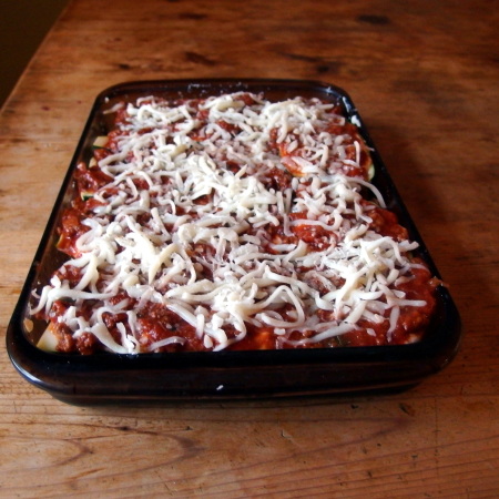 No-Noodle Zucchini Lasagna (gf)