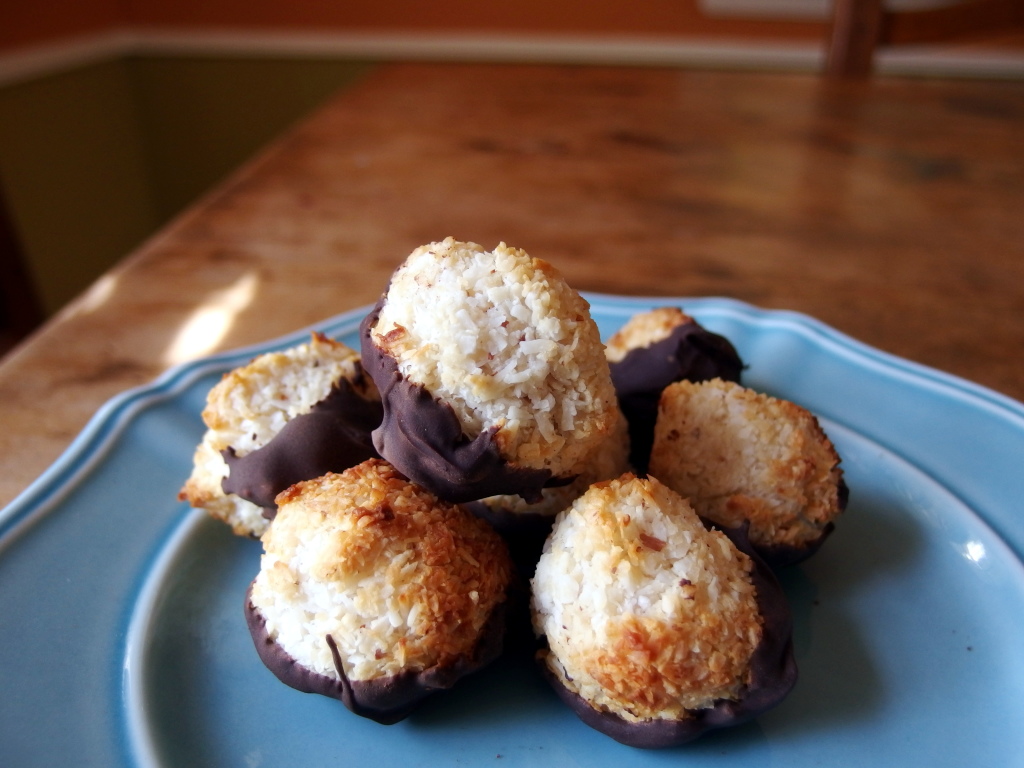 Gluten free Chocolate Coconut Macaroons | danicaliforniacooks.com