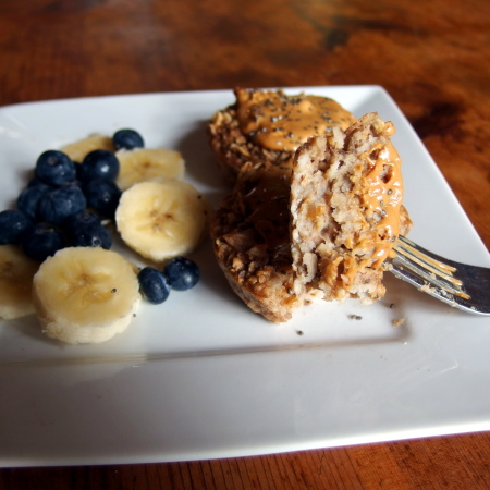 Single-Serving Baked Chia Banana Oatmeal