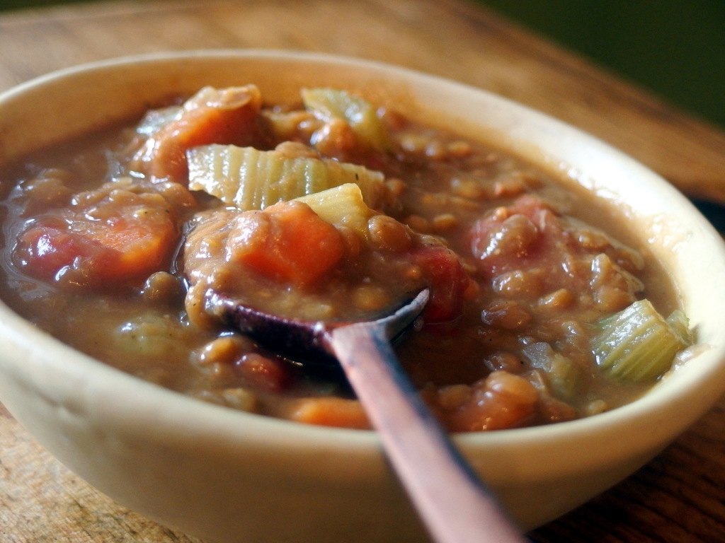 Mom's Lentil Soup | danicalforniacooks.com