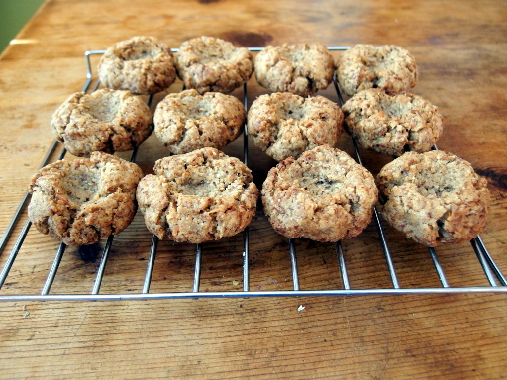 Paleo Thumbprint Chocolate Cookies | danicaliforniacooks.com