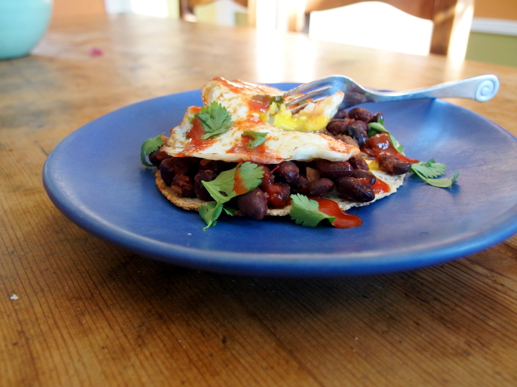 Huevos Rancheros with Sprouted Grain Tortillas | danicaliforniacooks.com