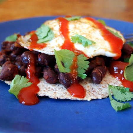 Huevos Rancheros with Sprouted Grain Tortillas