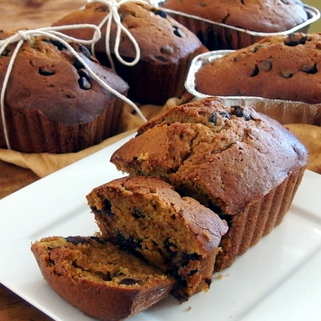 Classic Chocolate Chip Pumpkin Bread