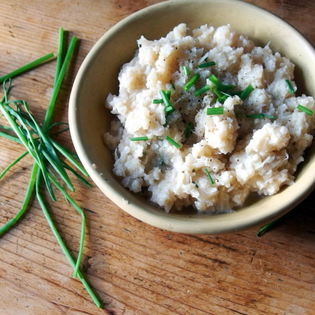 Crockpot Mashed Cauliflower
