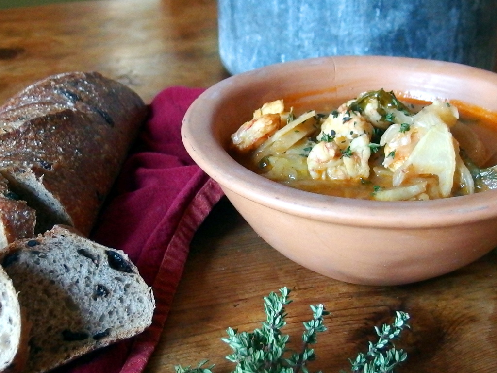 Easiest Cioppino with Shrimp and Cod | danicaliforniacooks.com