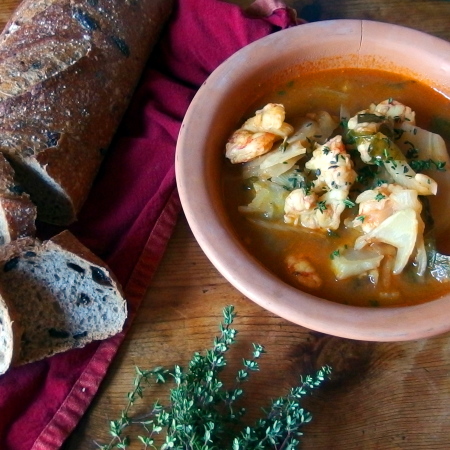 One-Pot Cioppino with Shrimp and Cod | danicaliforniacooks.com