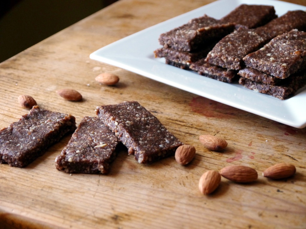 Raw Coconut Almond Energy Bars | danicaliforniacooks.com
