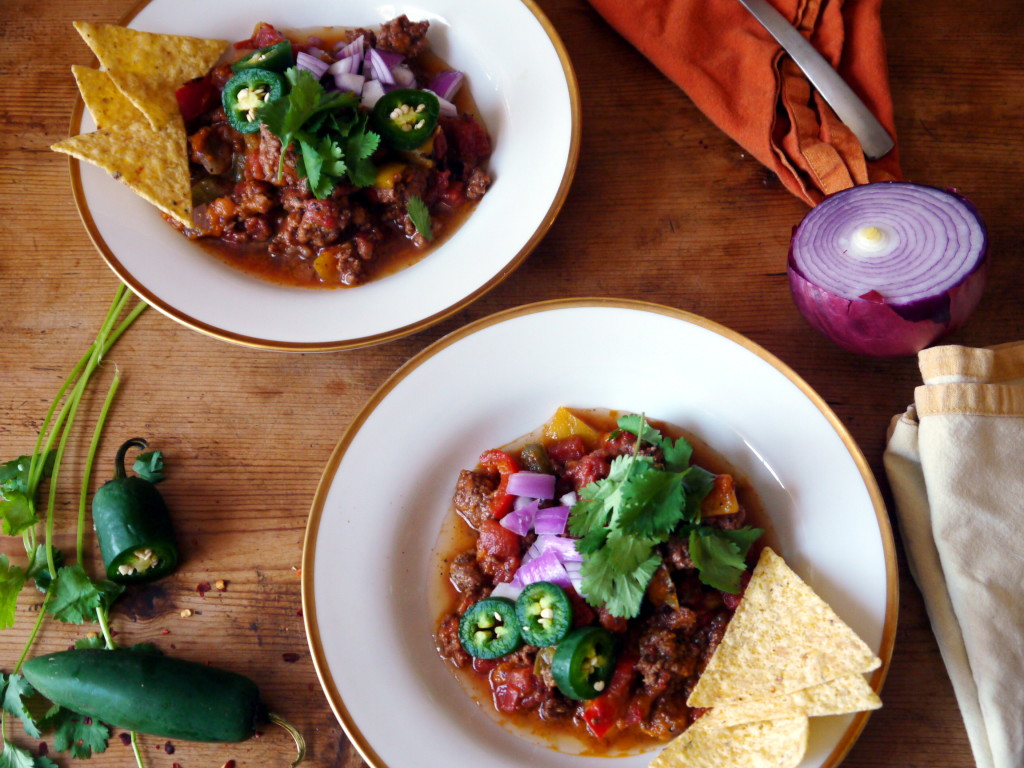 No-Bean Vegetable and Beef Chili | danicaliforniacooks.com