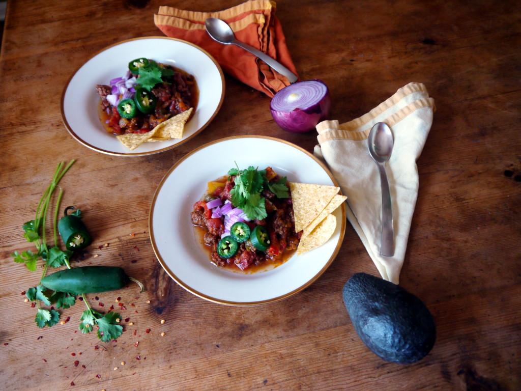 No-Bean Vegetable and Beef Chili | danicaliforniacooks.com