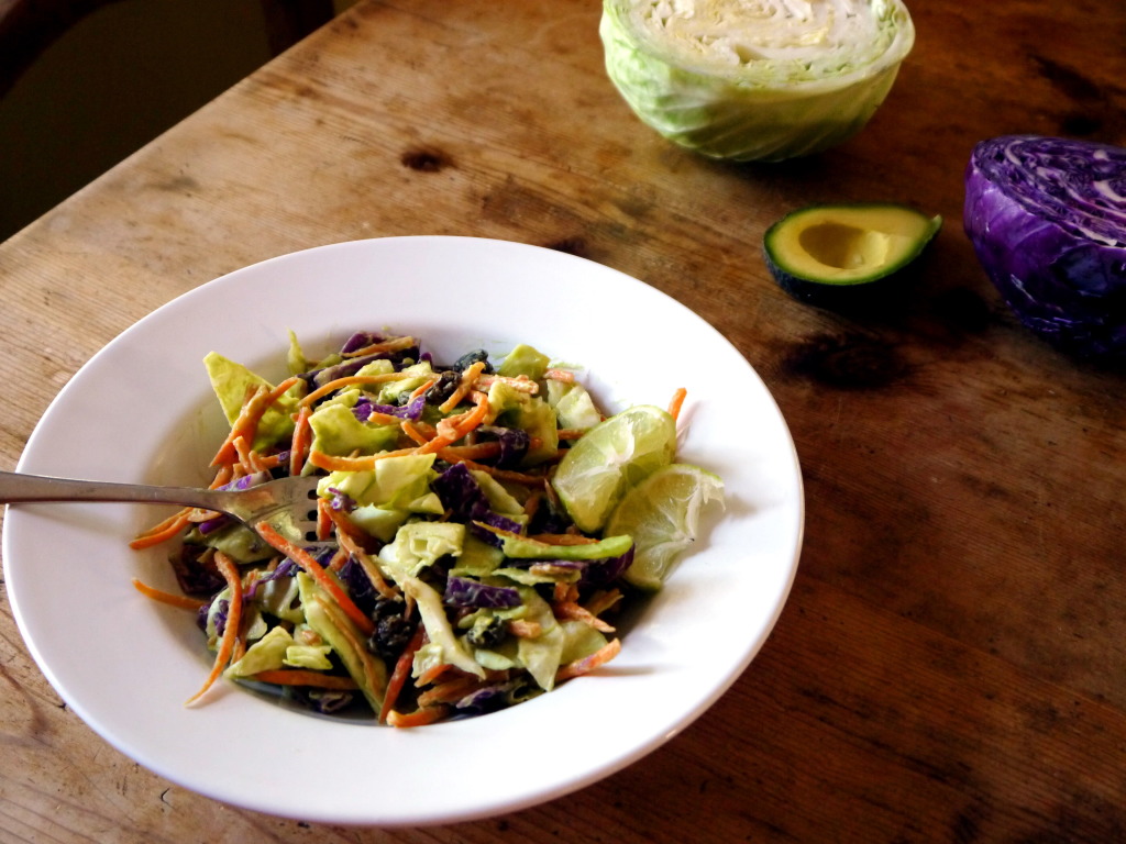 Avocado Slaw | danicaliforniacooks.com