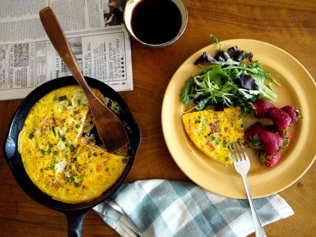 Smoked Salmon Frittata | danicaliforniacooks.com