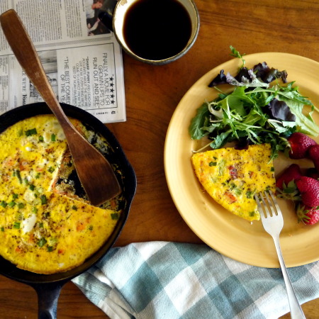 Smoked Salmon Frittata