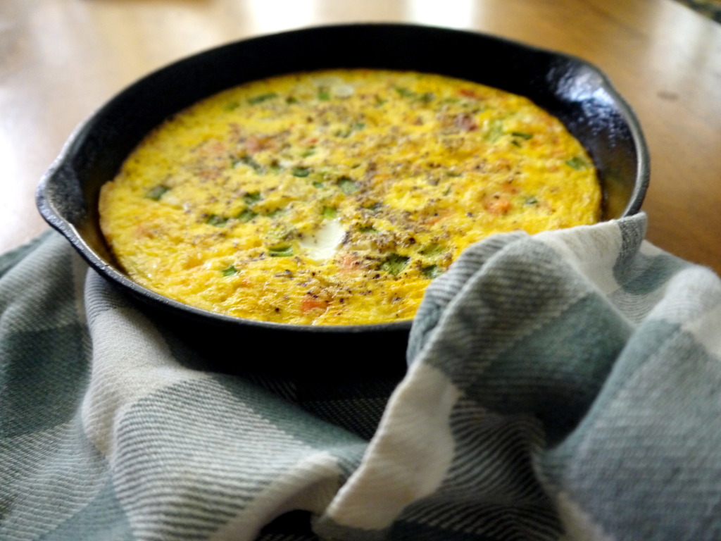 Smoked Salmon Frittata | danicaliforniacooks.com
