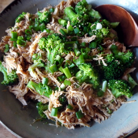 Crockpot Orange Sesame Chicken with Broccoli