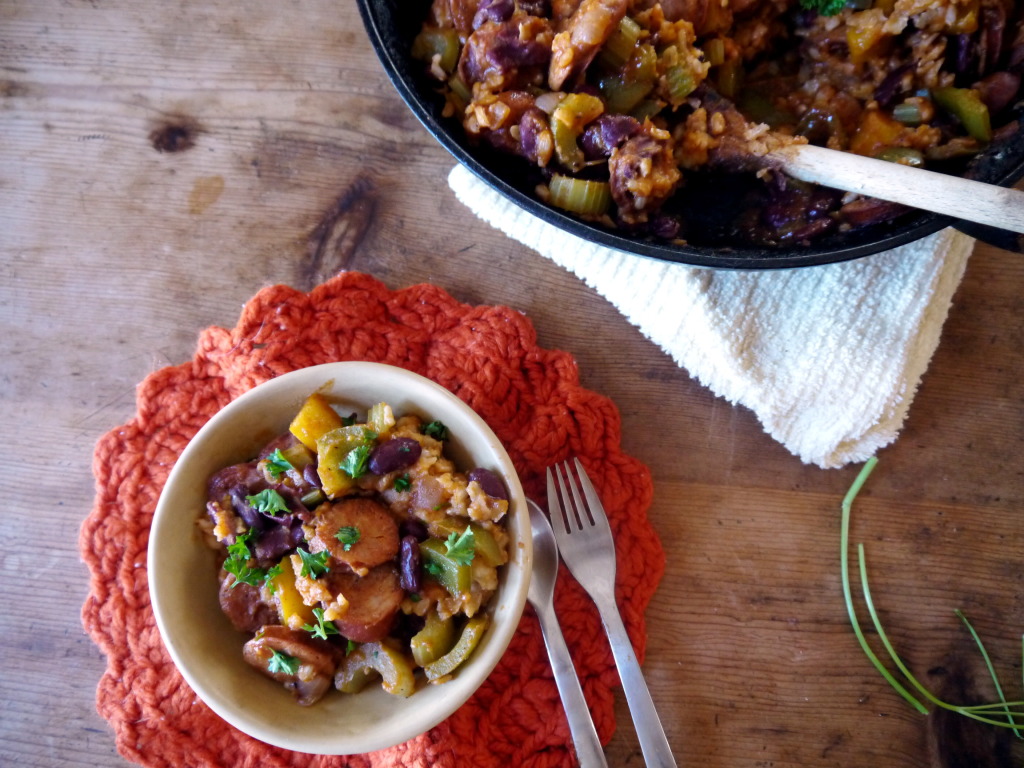 Healthier Red Beans and Rice | danicaliforniacooks.com