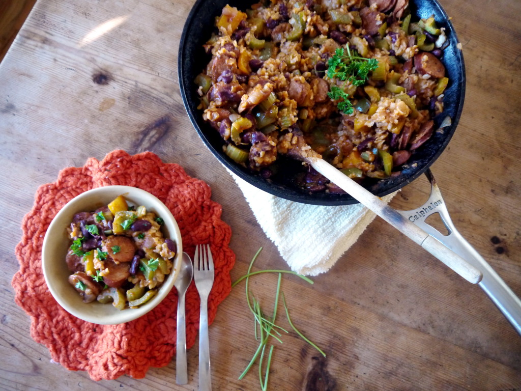 Healthier Red Beans and Rice | danicaliforniacooks.com