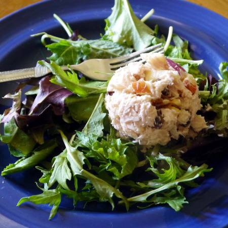 Tuna Salad with Apples, Walnuts, and Raisins