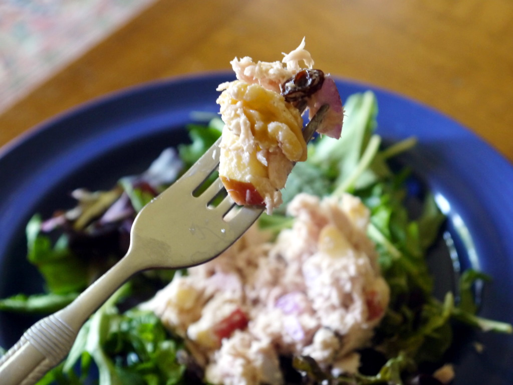 Tuna Salad with Apples, Walnuts, and Raisins | danicaliforniacooks.com