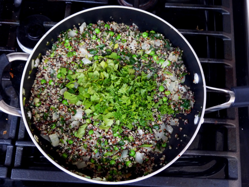 Triple Green Quinoa | danicaliforniacooks.com