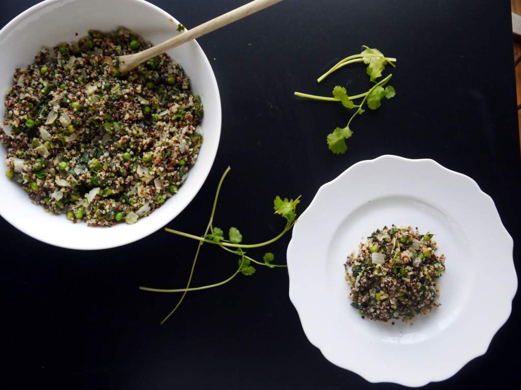 Triple Green Quinoa | danicaliforniacooks.com