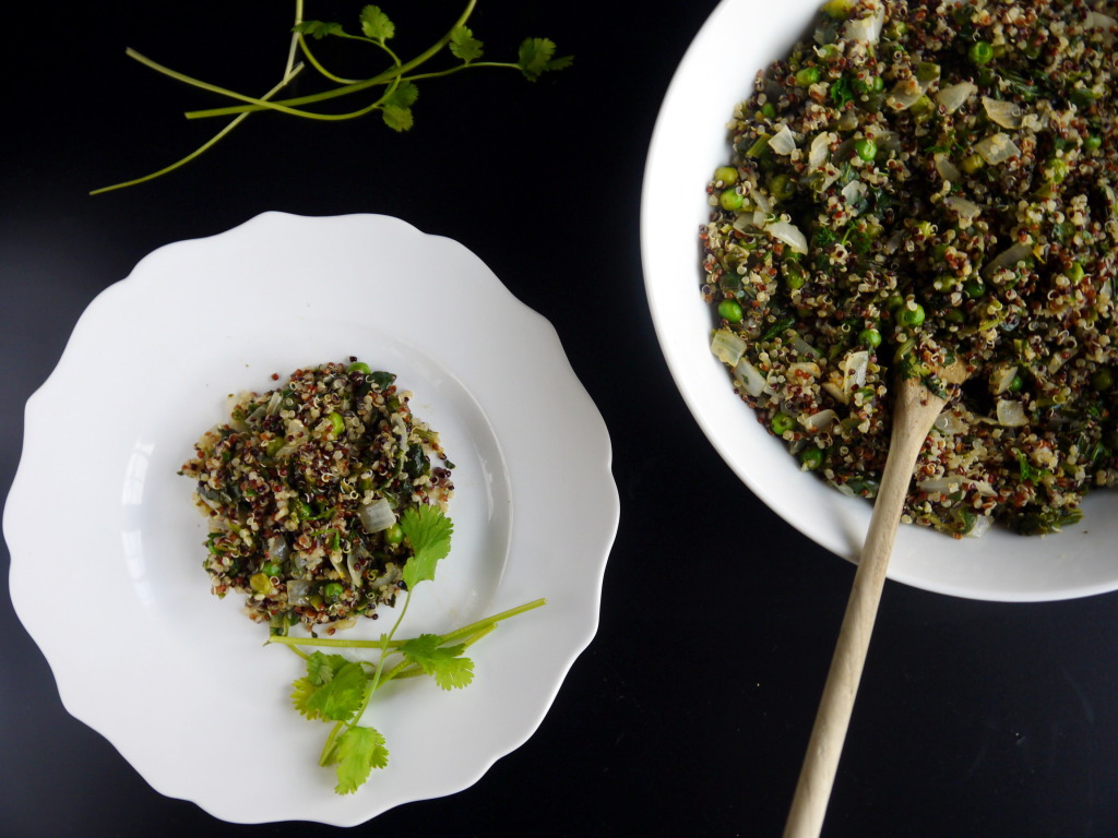 Triple Green Quinoa | danicaliforniacooks.com