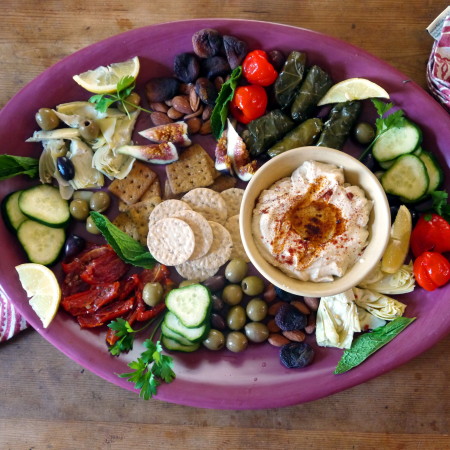Vegan Meze Platter | danicaliforniacooks.com
