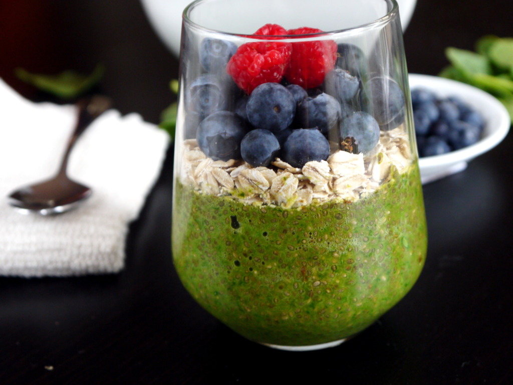 Green Chia Breakfast Pudding | danicaliforniacooks.com
