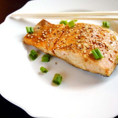 Foil Packet Ginger Teriyaki Salmon