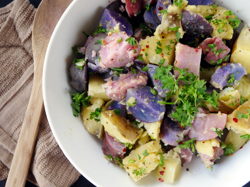 Paleo Honey Mustard Potato Salad | danicaliforniacooks.com