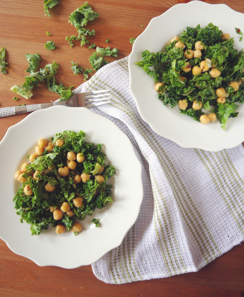 Marinated Chickpea and Kale Salad | danicaliforniacooks.com