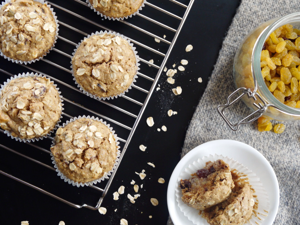 Oatmeal Raisin Cookie Muffins | danicaliforniacooks.com