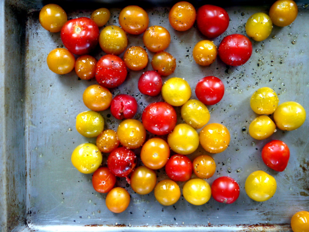 Roasted Fish with Heirloom Cherry Tomatoes | danicaliforniacooks.com