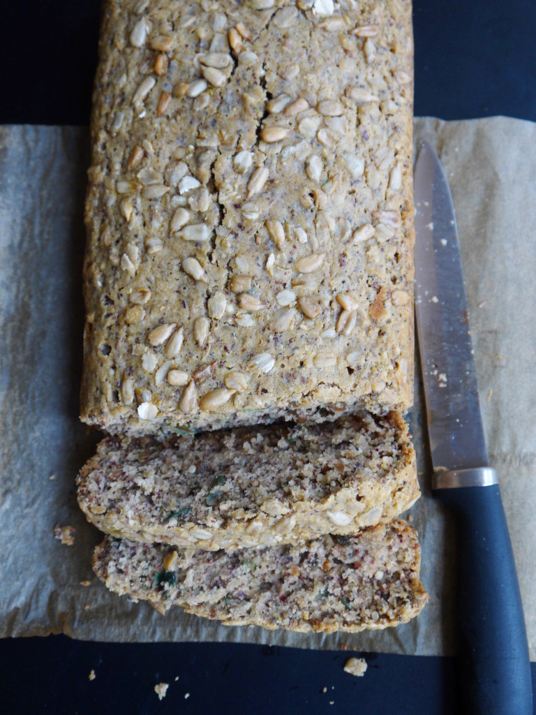 6 Seed, Nut, and Grain Gluten Free Quickbread | danicaliforniacooks.com