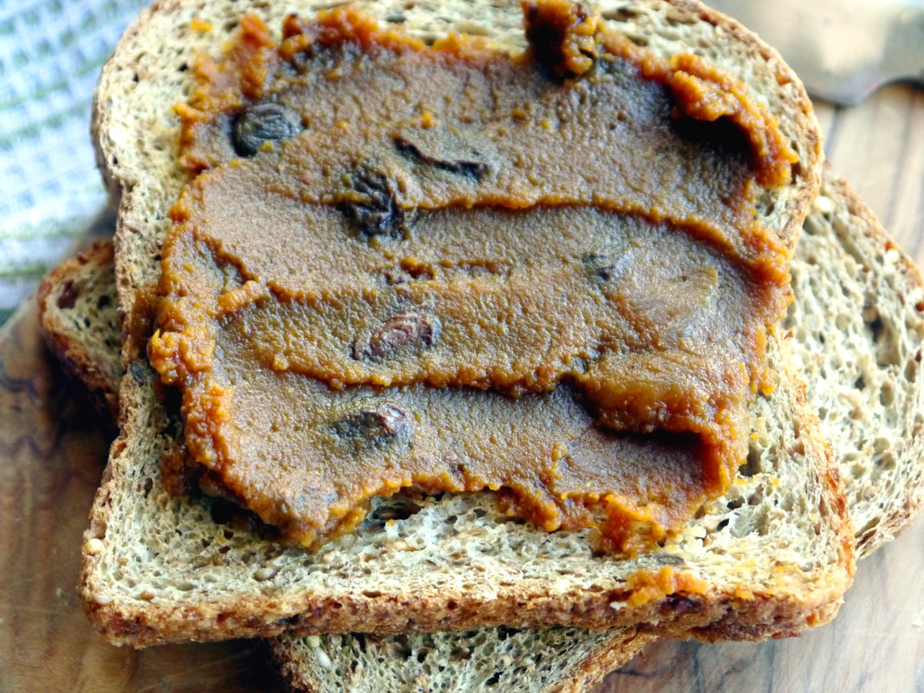 Vegan Pumpkin Apple Raisin Butter | danicaliforniacooks.com