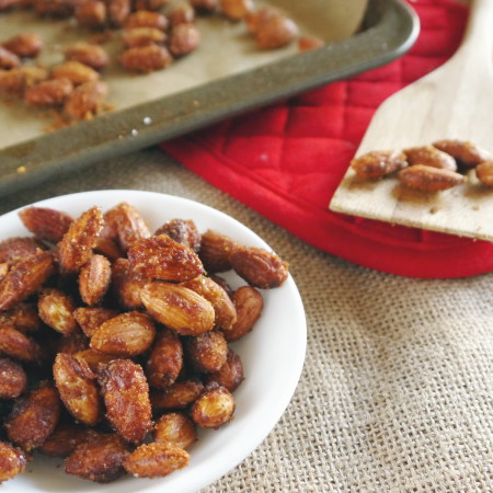 Healthier Sweet and Spicy Almonds