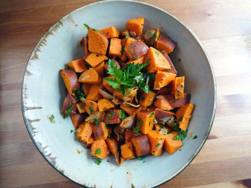 German Sweet Potato Salad | www.danicaliforniacooks.com