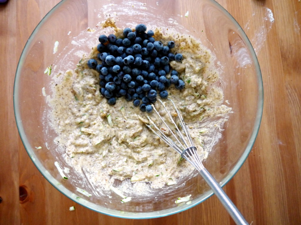 Blueberry Zucchini Muffins | danicaliforniacooks.com