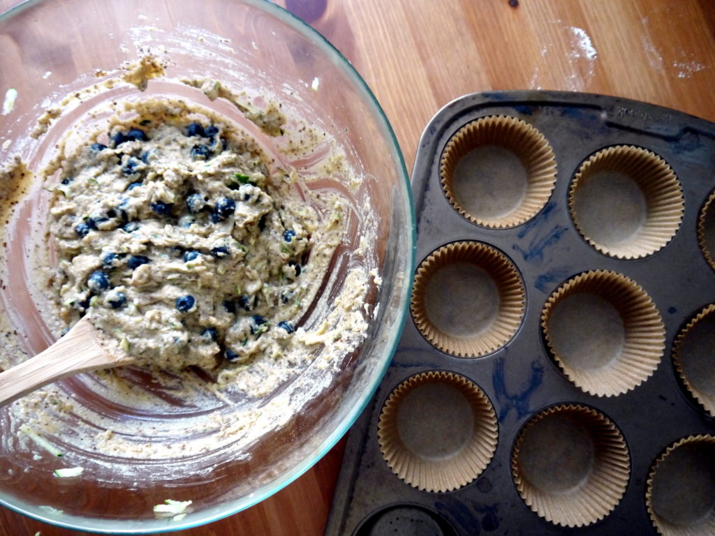 Blueberry Zucchini Muffins | danicaliforniacooks.com